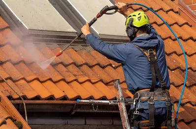 Démoussage et hydrofuge de toiture à Guilleville